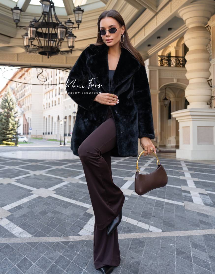 Экошуба укороченная в оттенке Black Onyx