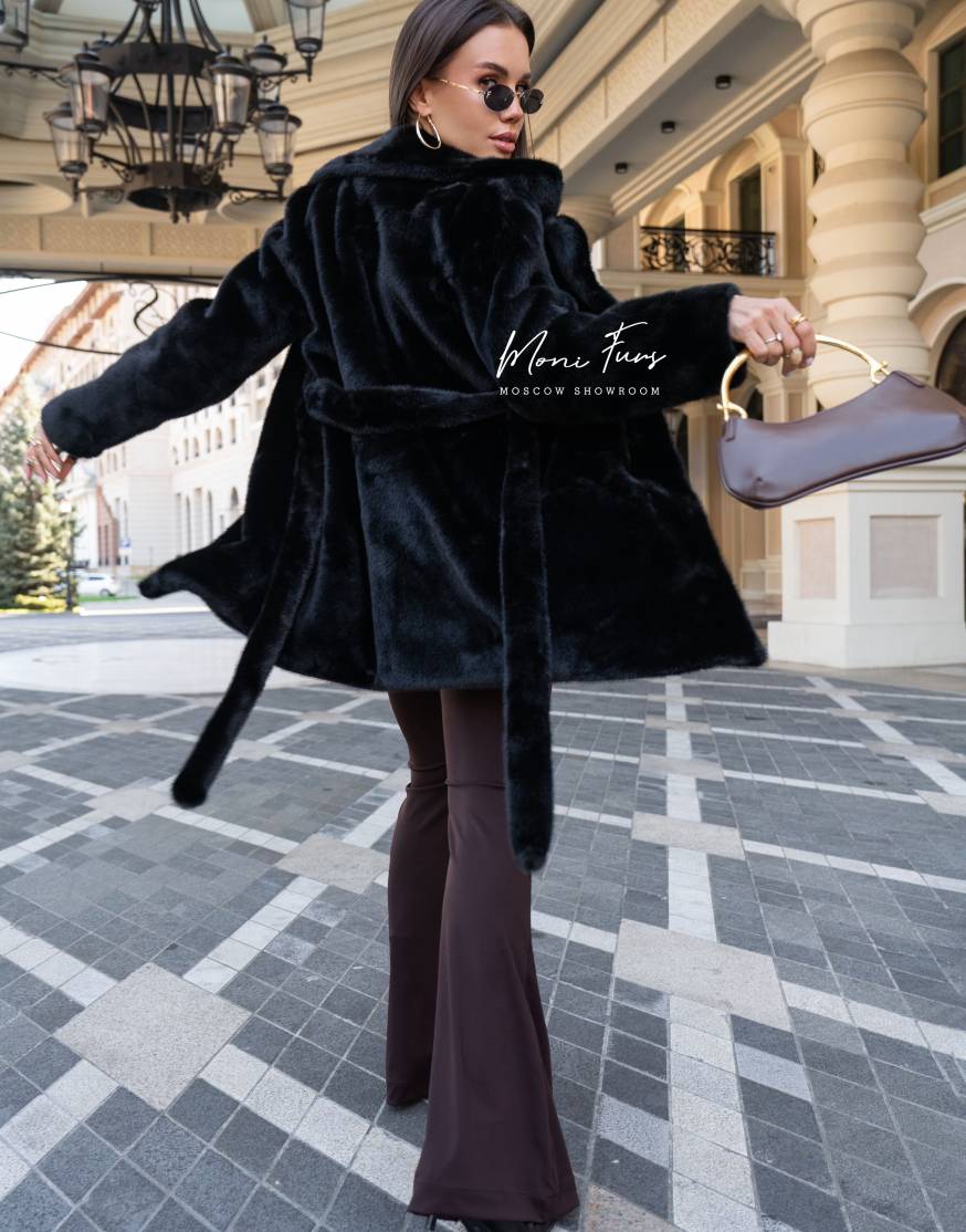 Экошуба укороченная в оттенке Black Onyx