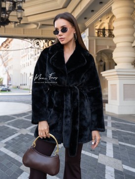 Экошуба укороченная в оттенке Black Onyx