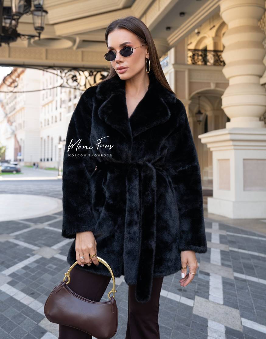 Экошуба укороченная в оттенке Black Onyx