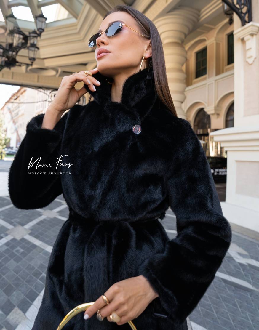 Экошуба укороченная в оттенке Black Onyx