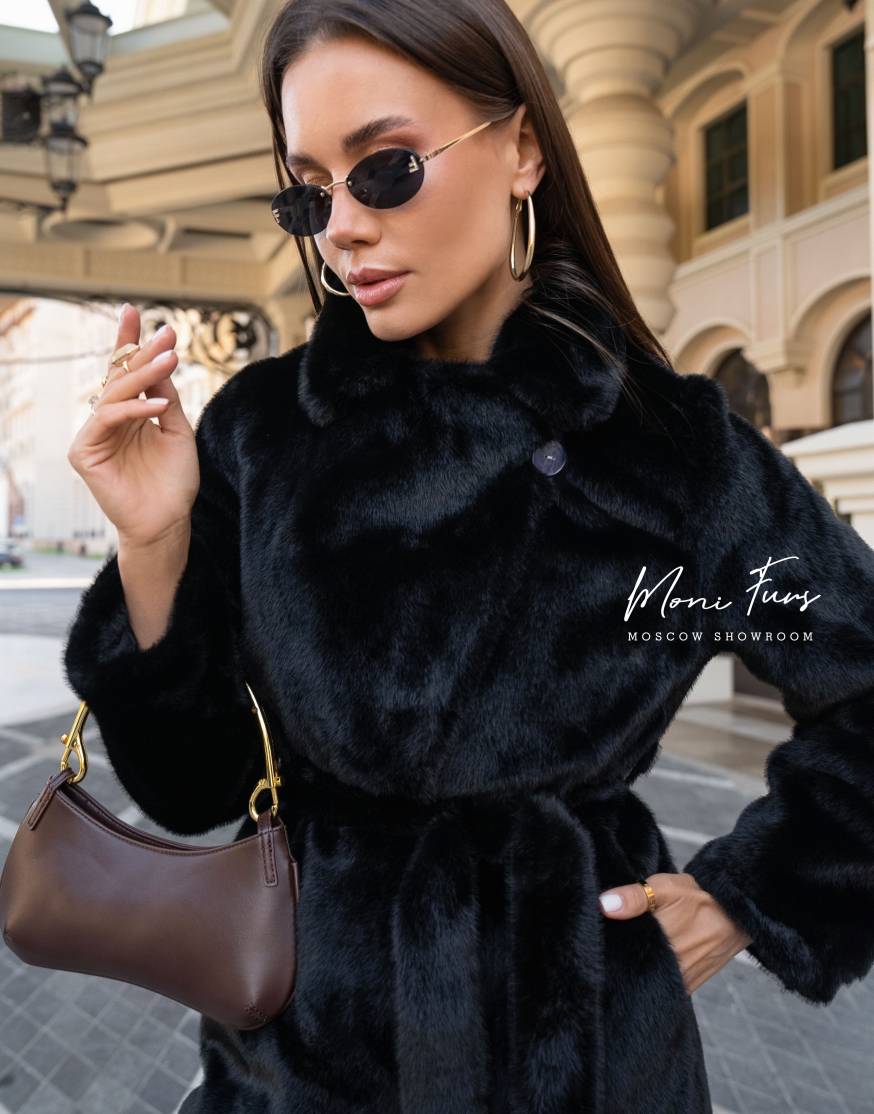 Экошуба укороченная в оттенке Black Onyx