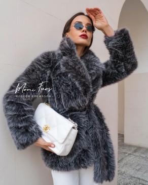 Экошуба "серая" 65 см.