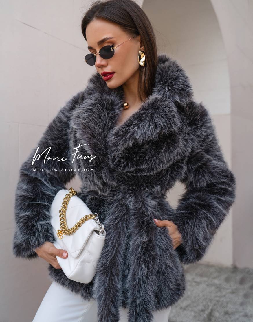 Экошуба "серая" 65 см.