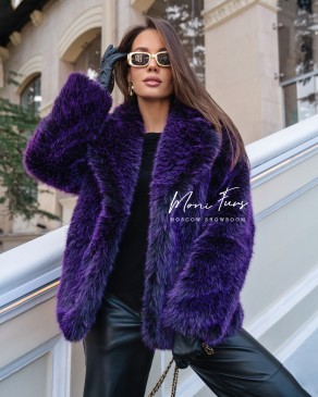 Экошуба "фиолетовая" 65 см.