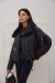 Куртка женская черная 60 см.