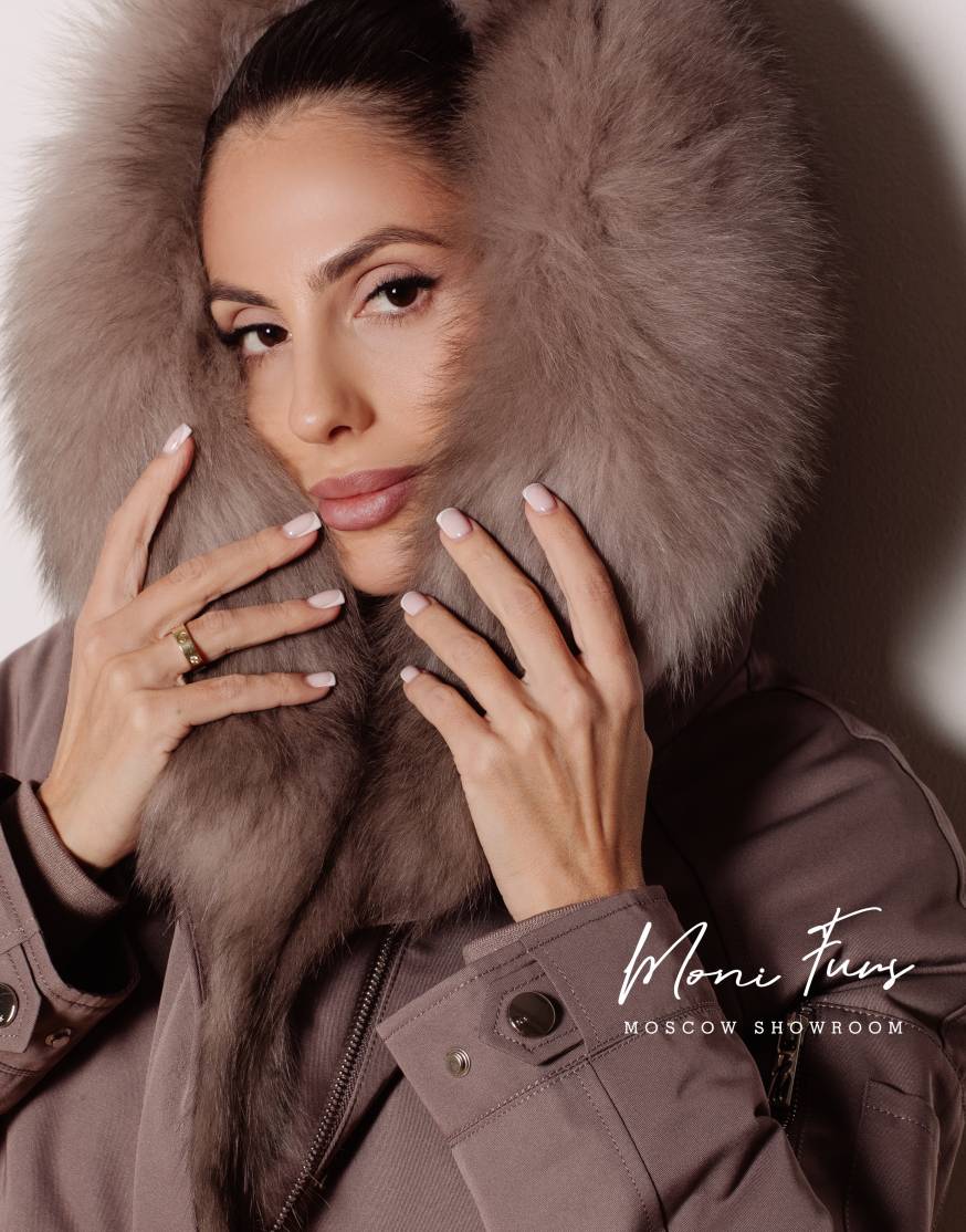 Парка мокко с мехом песца тор тор 70 см.